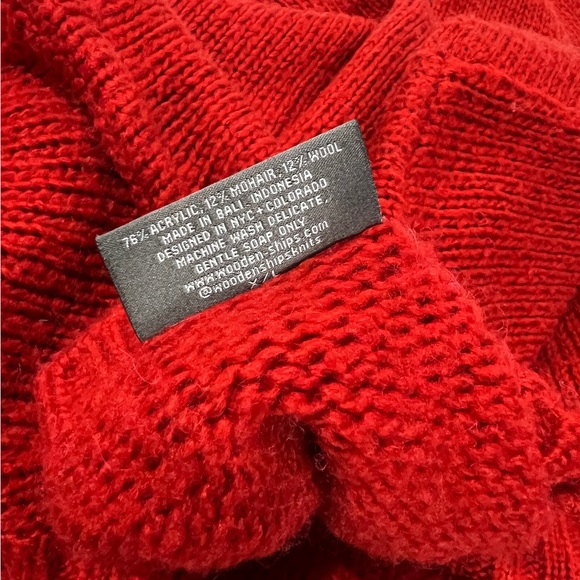 Women’s XL Wooden Ships “JOY” Holiday Knit - Picture 5 of 5